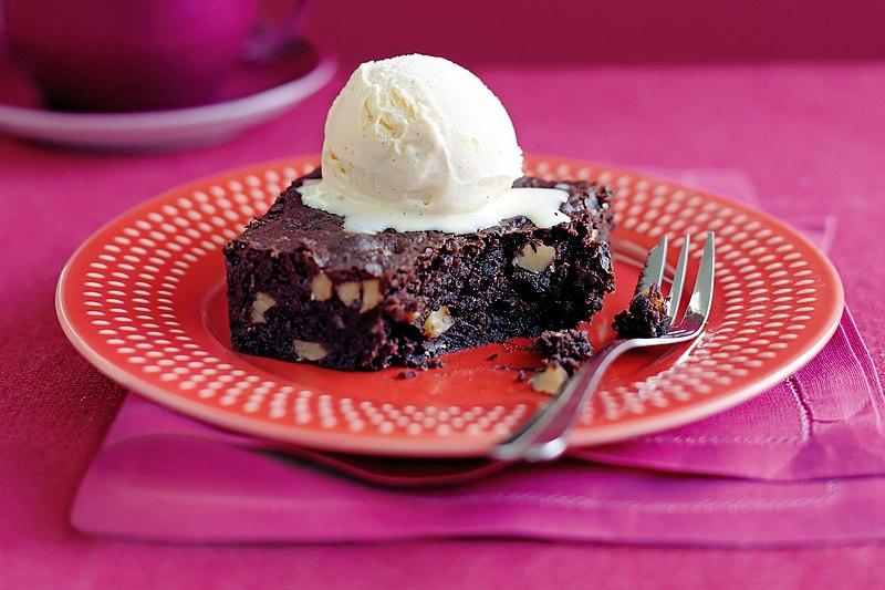 brownies e gelato