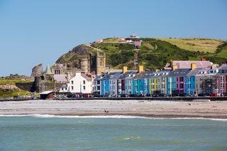 Aberystwyth Sea front Wales